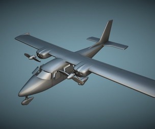 Partenavia P-68C Victor - 3D Printable Model
