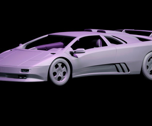 LAMBORGHINI DIABLO  3D PRINTABLE