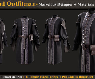 Medieval Outfit-Models+Materials
