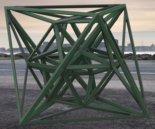 Wireframe Shape Geometric 24-Cell
