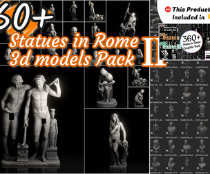 100+ Famous Statues in Rome Pack Ⅱ