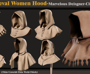 6 Medieval Women Hoods