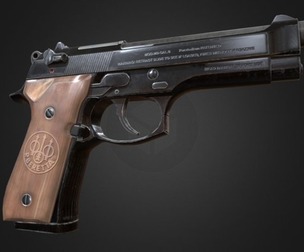 Beretta M9 Semiautomatic Pistol PBR