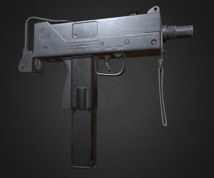 MAC-10 Submachine Gun PBR