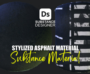 Stylized Asphalt Material