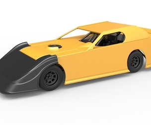 Dirt Modified Super stock car 1:25