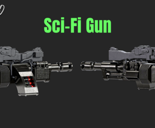 Sci-Fi Gun(3D Model)