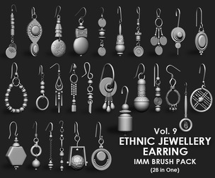 Ethnic Jewellery IMM Brush Pack 28 in One Vol 9