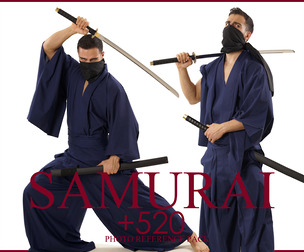 520+ Samurai Poses Reference Picture For Artists.