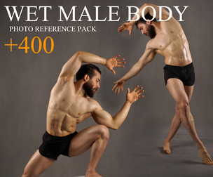 400+ Wet Male Body Poses Reference Picture.