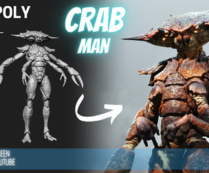 Crab-Man High Poly ZTL & FBX
