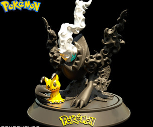 DARKRAI Y MIMIKYU - POKEMON 3D PRINTING MODEL STL