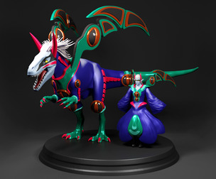 DYNAL - FOSSIL FIGHTERS STL - 3D PRINTING