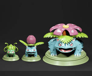BULBASAUR - VENASAUR - IVYSAUR EVOLUTION COMPLETE