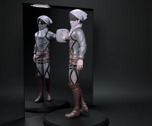 LEVI ACKERMAN - CLEANING OUTFIT - ATTACK ON TITAN