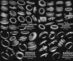 BANGLES MEGA PACK (4 IN ONE - 62 BRUSHES)