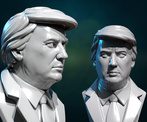 Donald Trump Bust