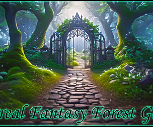 Surreal Fantasy Forest Gates