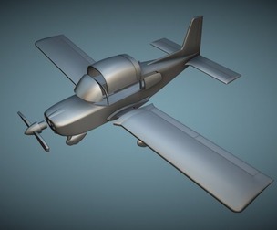 Grumman AA-5B Tiger - 3D Printable Model