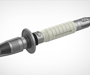 Shin Hati's Lightsaber from the series Ahsoka 2023