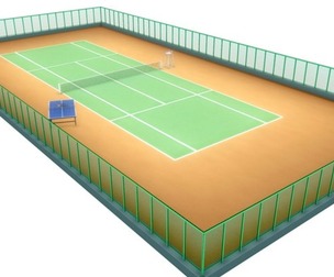 Anime Tennis Court