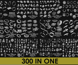 ETHNIC JEWELLERY Megapack Imm Brushes 300AllinOne