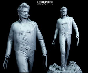 WOLVERINE - HUGH JACKMAN - X - MEN - 3D PRINTING