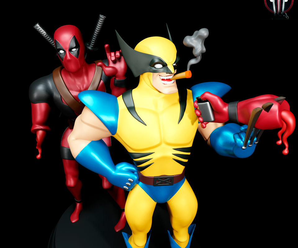 DEADPOOL AND WOLVERINE - 3D PRINTABLE