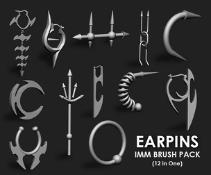 Earpin Collection IMM Brush Pack (12 in One)