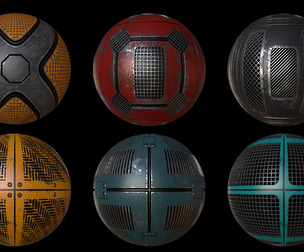 Sci Fi Material Pack 2 /PBR Textures / .sbs /