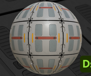 Sci Fi Material /4K Textures /.sbs/.sbsar