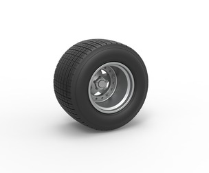 Wheel of Super Dirt Late model 1:25