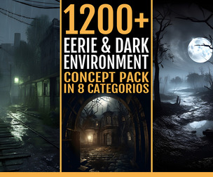 1200+ Eerie and Dark Environment