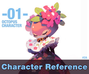Character Concept Reference - Marine Life Octopus