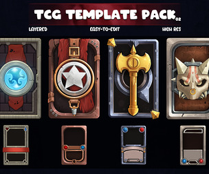 TCG Cards Design Pack 02