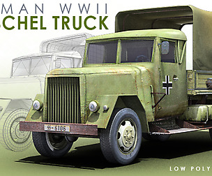 WWII German Henschel Truck