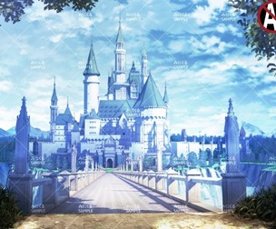 [2D Background] Castle_daytime - "Fantasy06"