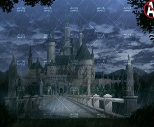 [2D Background] Castle_rainy - "Fantasy06"