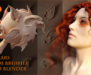 Ears VDM Brushes for Blender
