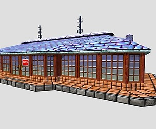Shop Cafe Restaurant Buildings