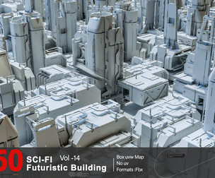 Sci-fi Futuristic Building VOl 14