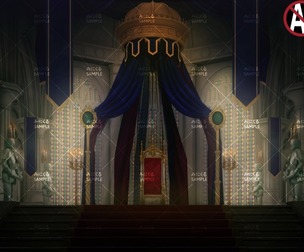 [2D Background] Throne_cloudy - "Fantasy06"
