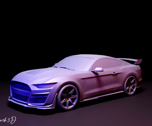 FORD MUSTANG SHELBY - 3D PRINTABLE