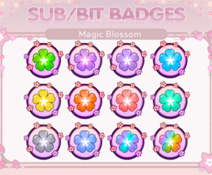 Cherry Blossom Emote / Loyalty Sub Bit Badges
