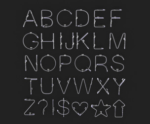 Neon Alphabet