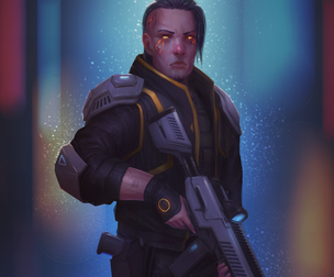 Cyberpunk Character - Street Soldier