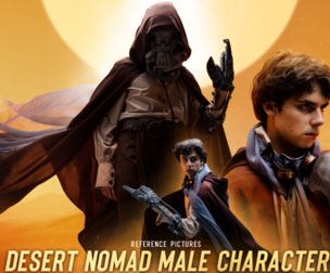 Desert Nomad Male Character Reference Pictures