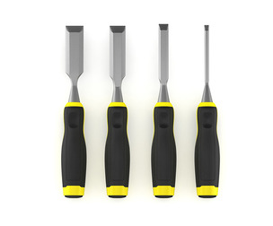4 Chisels Set