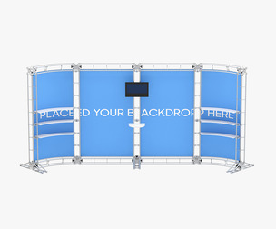8FT X 20FT TRUSS BACKWALL DISPLAY
