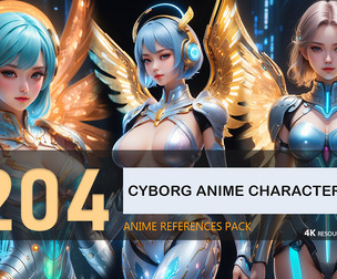 Cyborg anime characters